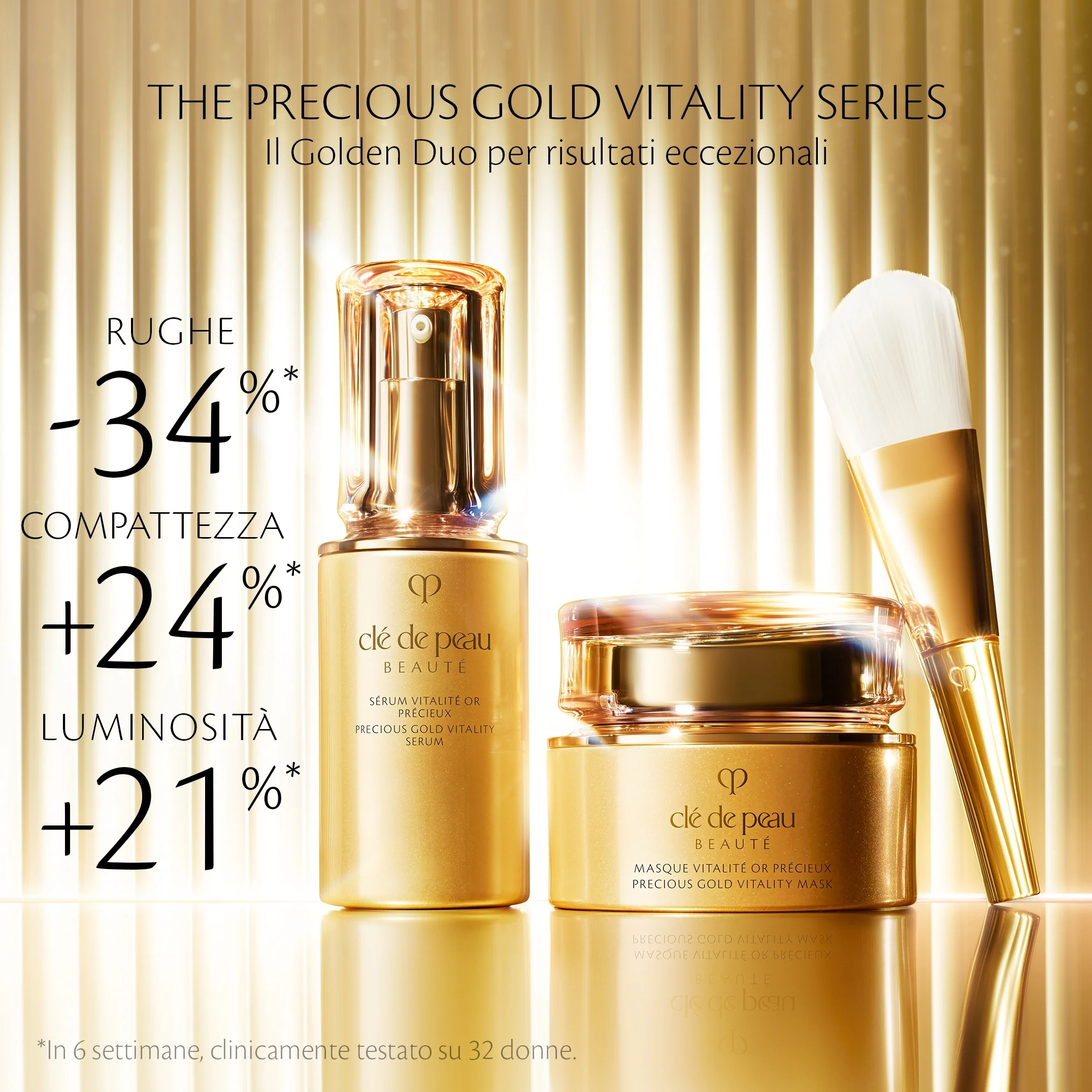 Gold Precious Gold Vitality Mask - Maschera Anti-età viso