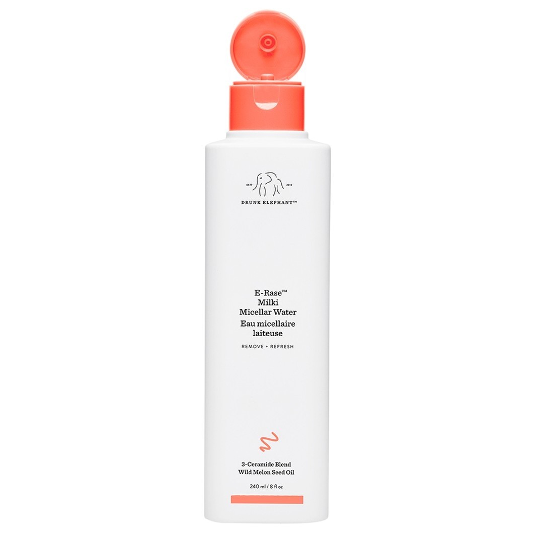 „Drunk Elephant“ veido priežiūros priemonė visiems odos tipams, 1 vnt. „E-Rase Milki Micellar Water“ – 240 ml
