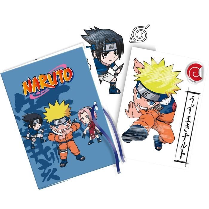 Magic Lign - LANSAY - Coffret Repro Naruto - 100 illustrations - Dès 7 ans