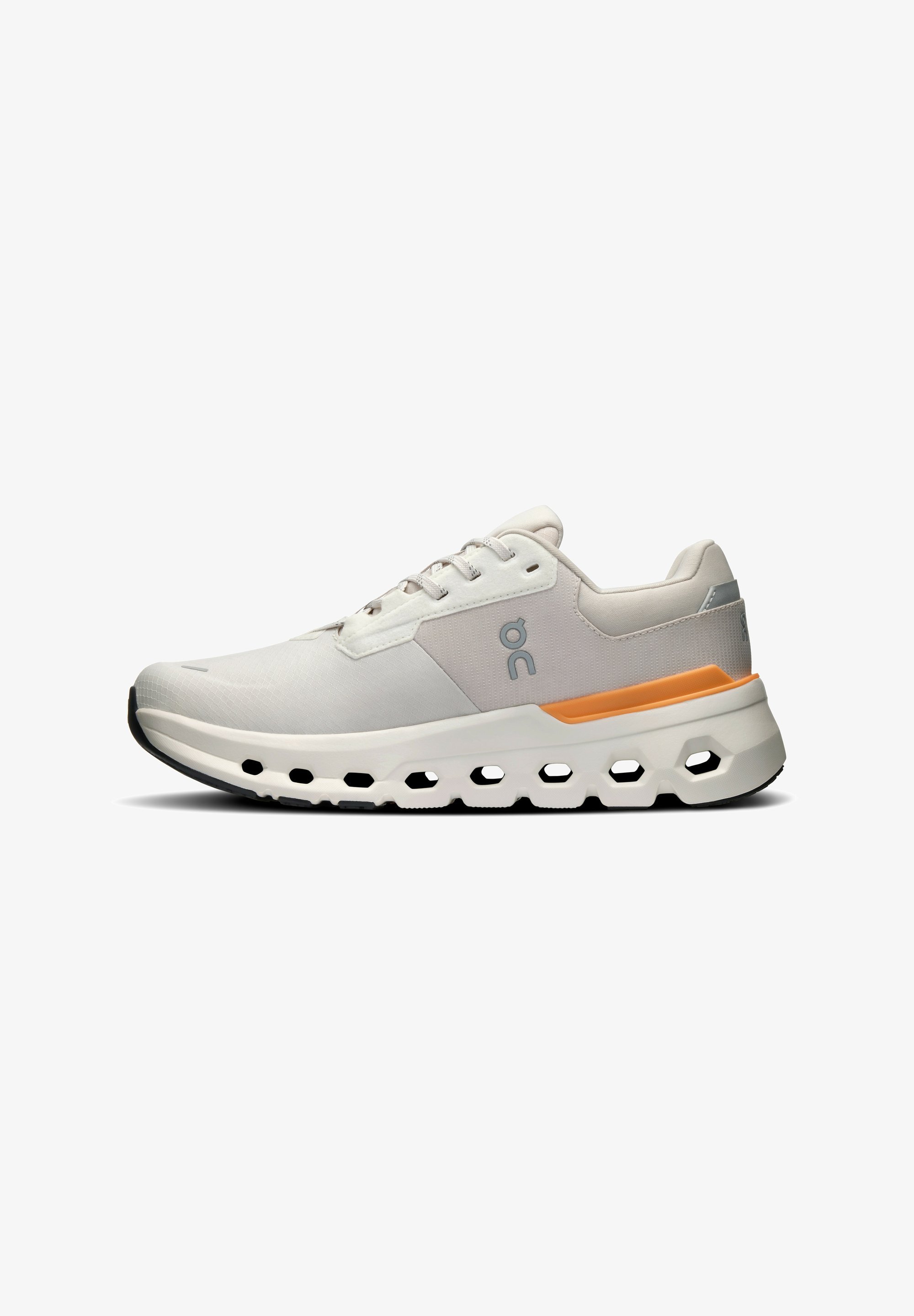 Apie CLOUDRUNNER 2 - bėgimo batelius plentui - vilko ir mandarinų spalvos