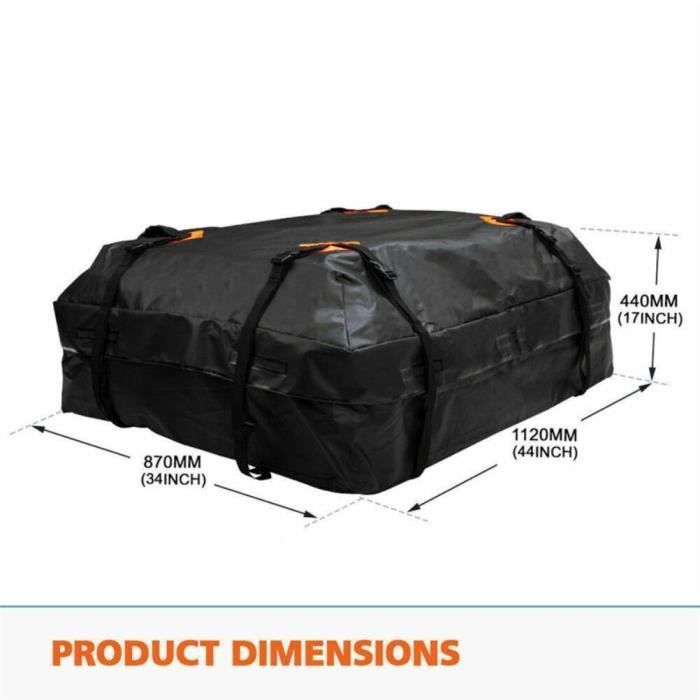 Bolsa de almacenamiento - ASHATA - Bolsa grande impermeable para techo - 14,6 pies cúbicos - 120 x 84 x 44 cm - Suave