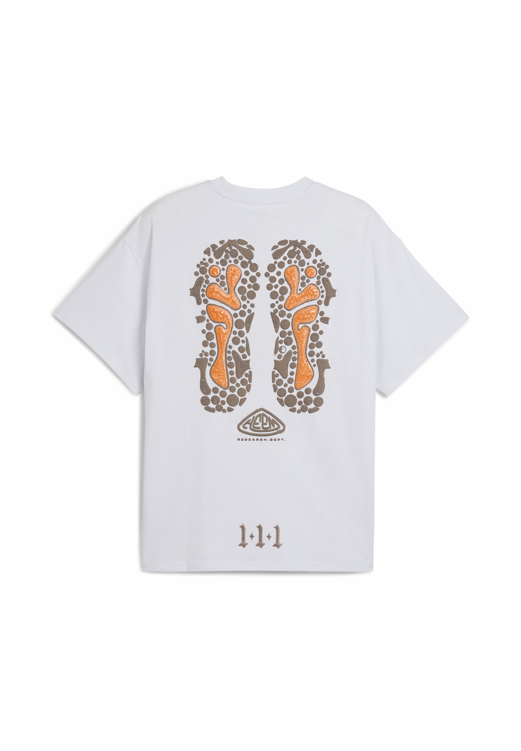 Puma LAFRANCÉ HEEM - T-shirt met print - zilvermist