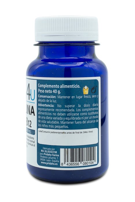 Spirulina + vitamín B12 | 100 UD
