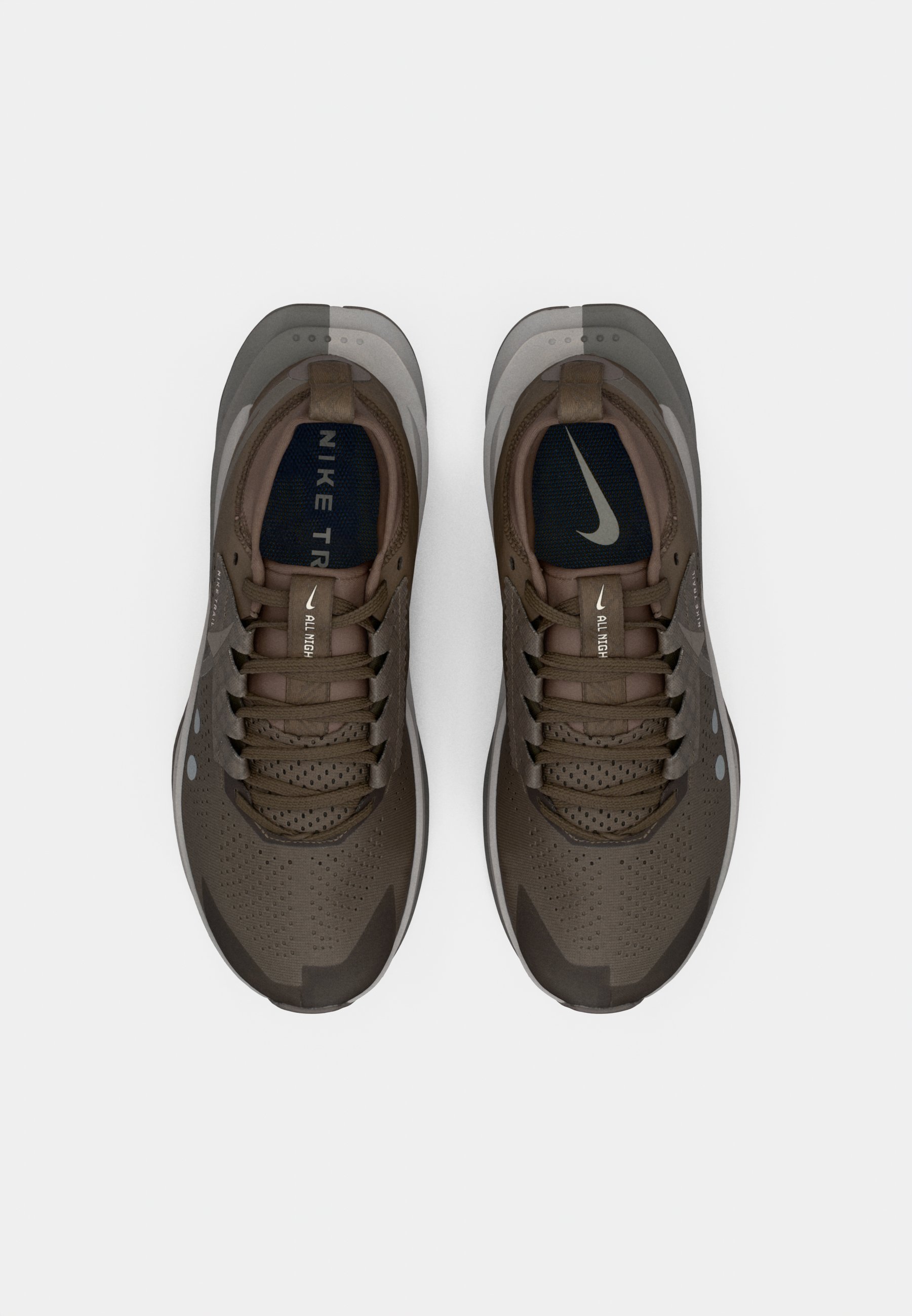 Nike Performance ZOOMX ZEGAMA 2 - Běžecké boty do terénu - ironstone/cave stone/college grey/phantom/opti yellow
