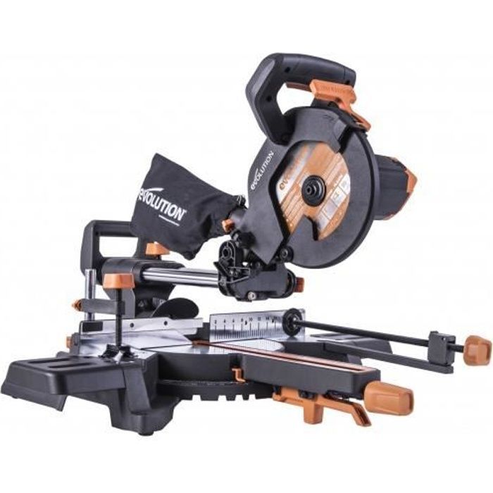 Serra de esquadria radial multimaterial Evolution Power Tools R210SMS-300+ - 210 mm - 1500 W