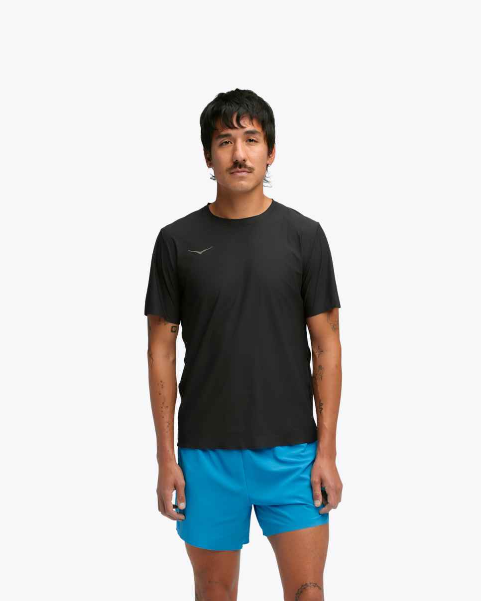 HOKA Airolite T-shirt met korte mouwen 2.0 Zwart