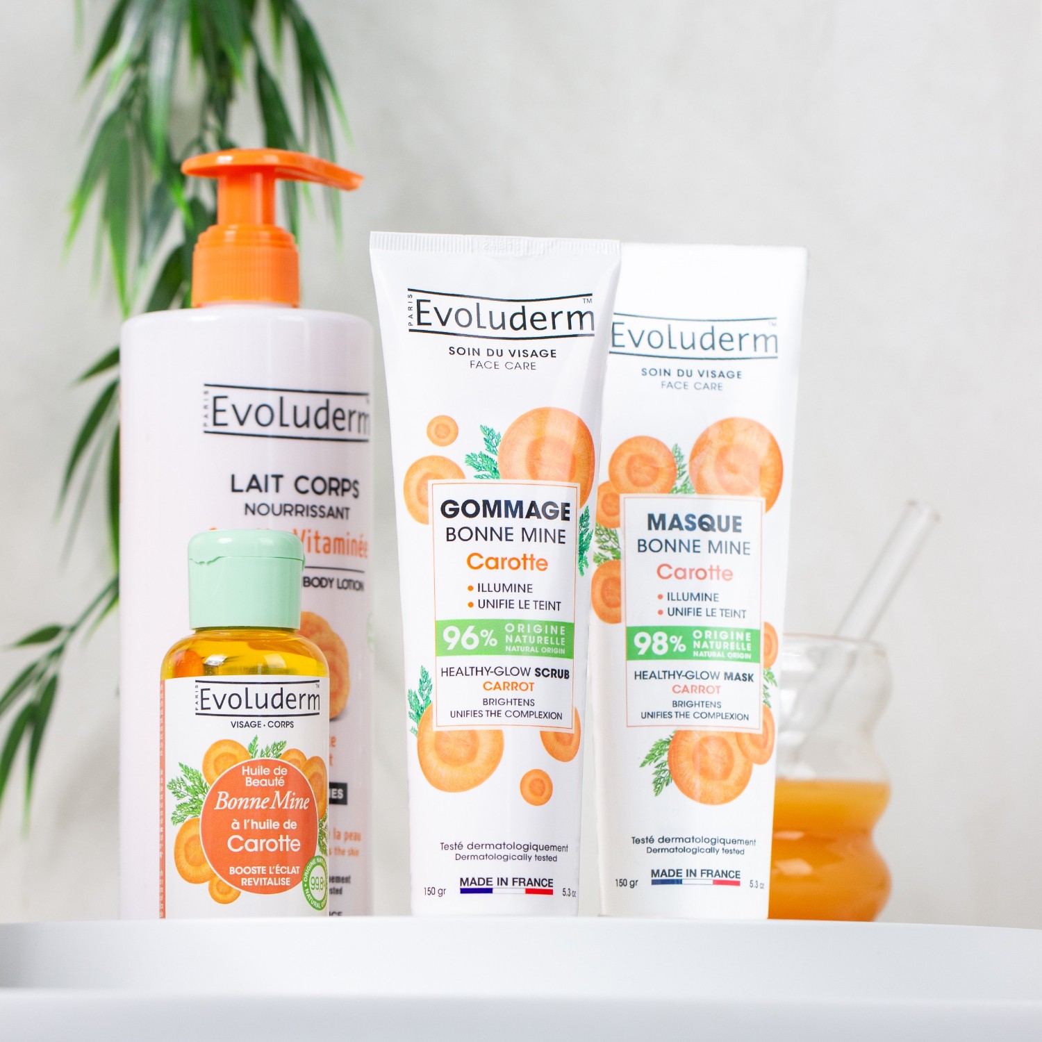 Evoluderm Masque Bonne Mine Carotte