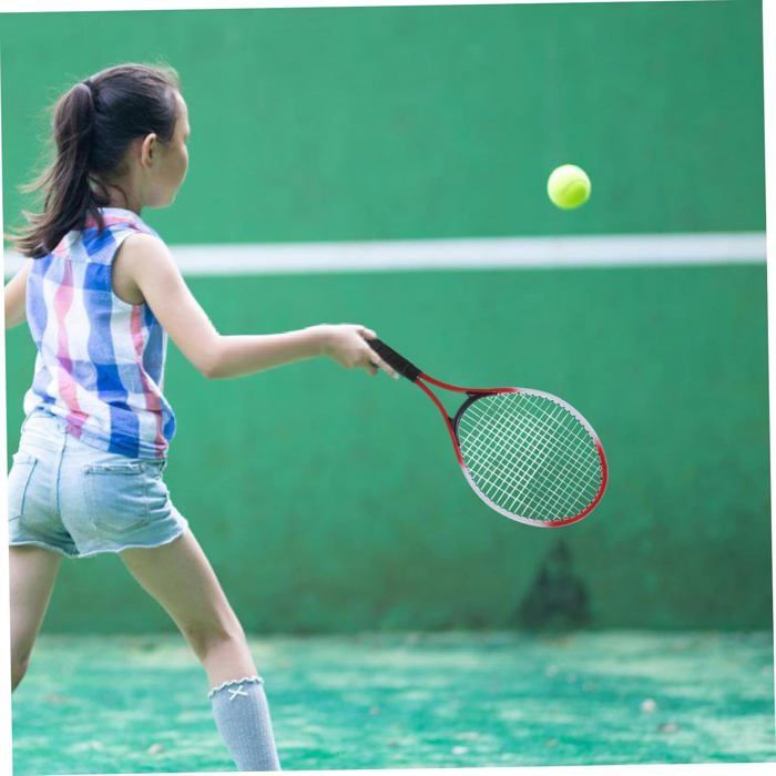 juego de pelotas de entrenamiento de tenis para niños/niñas, kit para interiores/exteriores para principiantes. Etiqueta