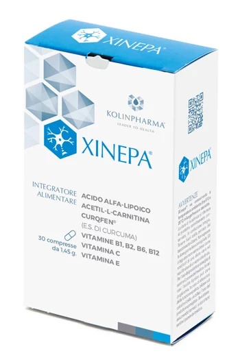 KOLINPHARMA Xinepa 30 comprimidos Suplemento alimentar para auxiliar o metabolismo