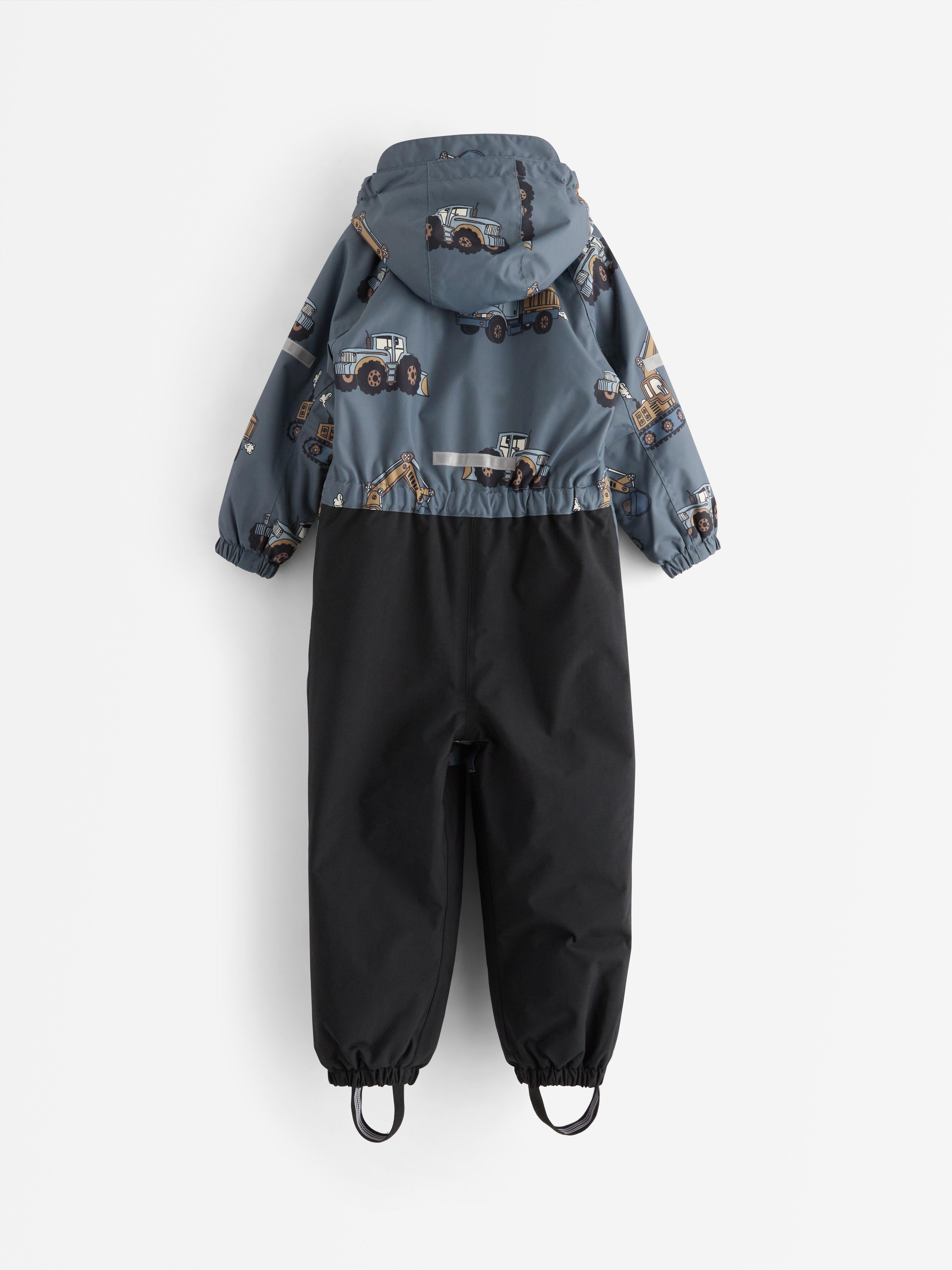 Vadderad vattentät overall Dark Grey