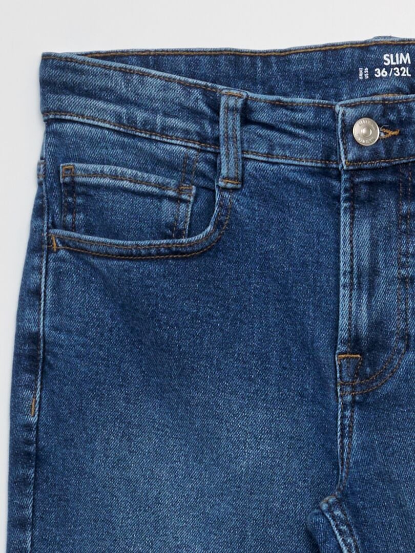 Pantalones vaqueros ajustados - L32 - AZUL