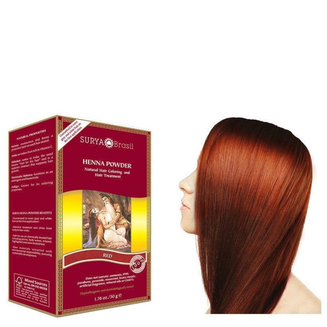 Surya Brasil boja za kosu, kana u prahu - 50 g
