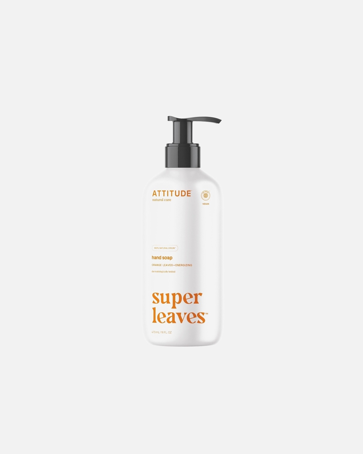 Attitude sapun za ruke Super Leaves Science Prirodni sapun za ruke – Listovi naranče – 473 ml