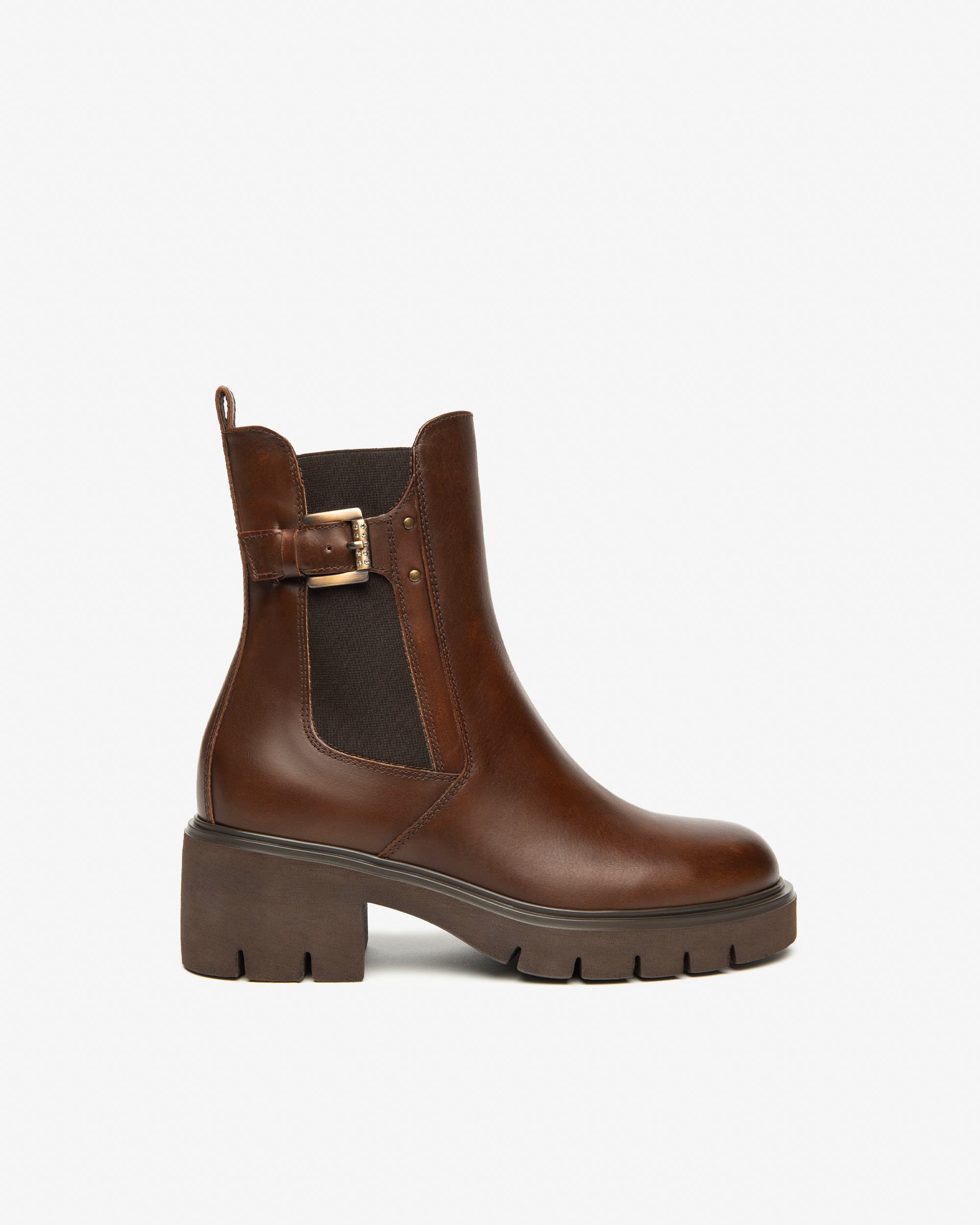  Chelsea-Boots aus Leder für Damen