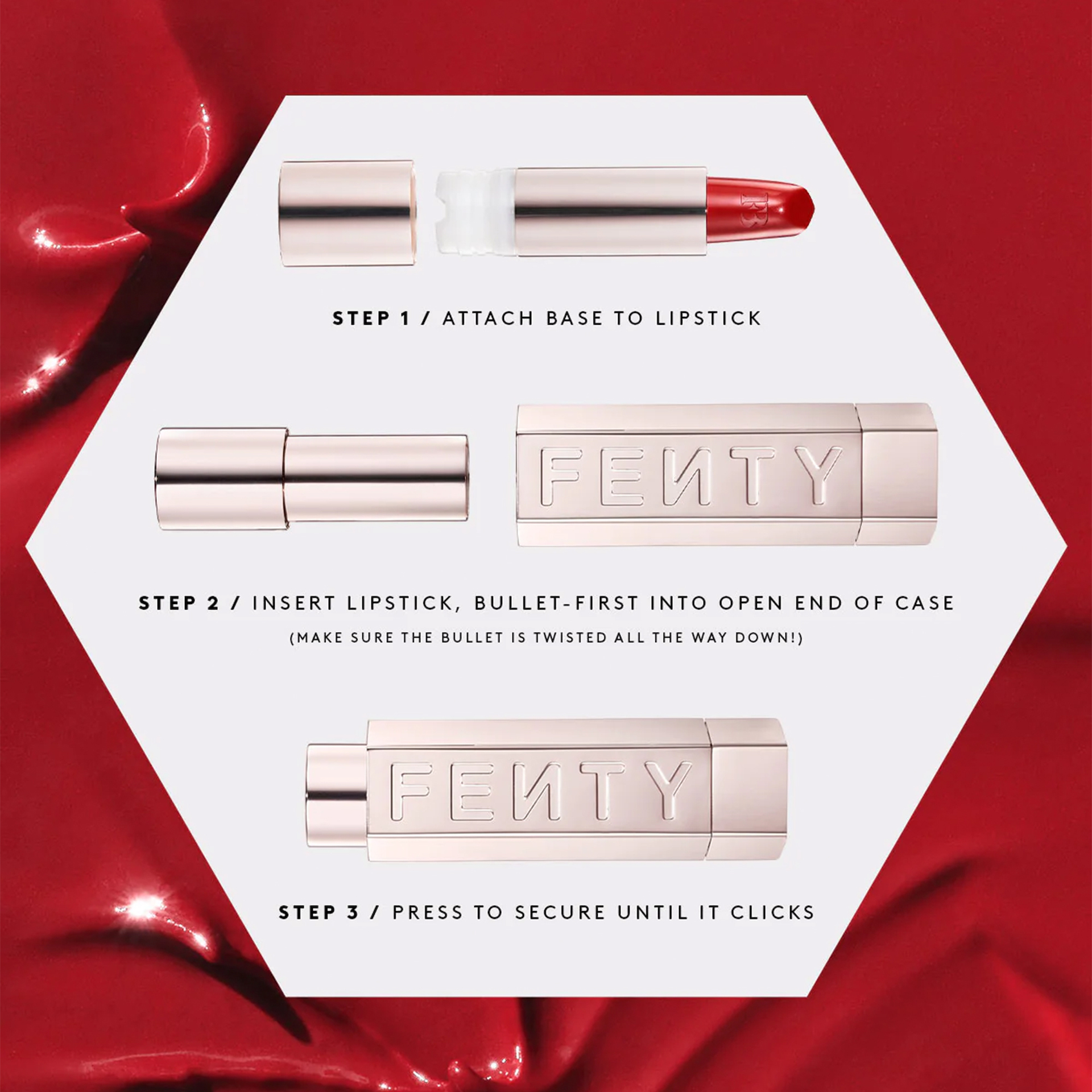Icon polumat ruž za usne - The Case The Case - Fenty Beauty