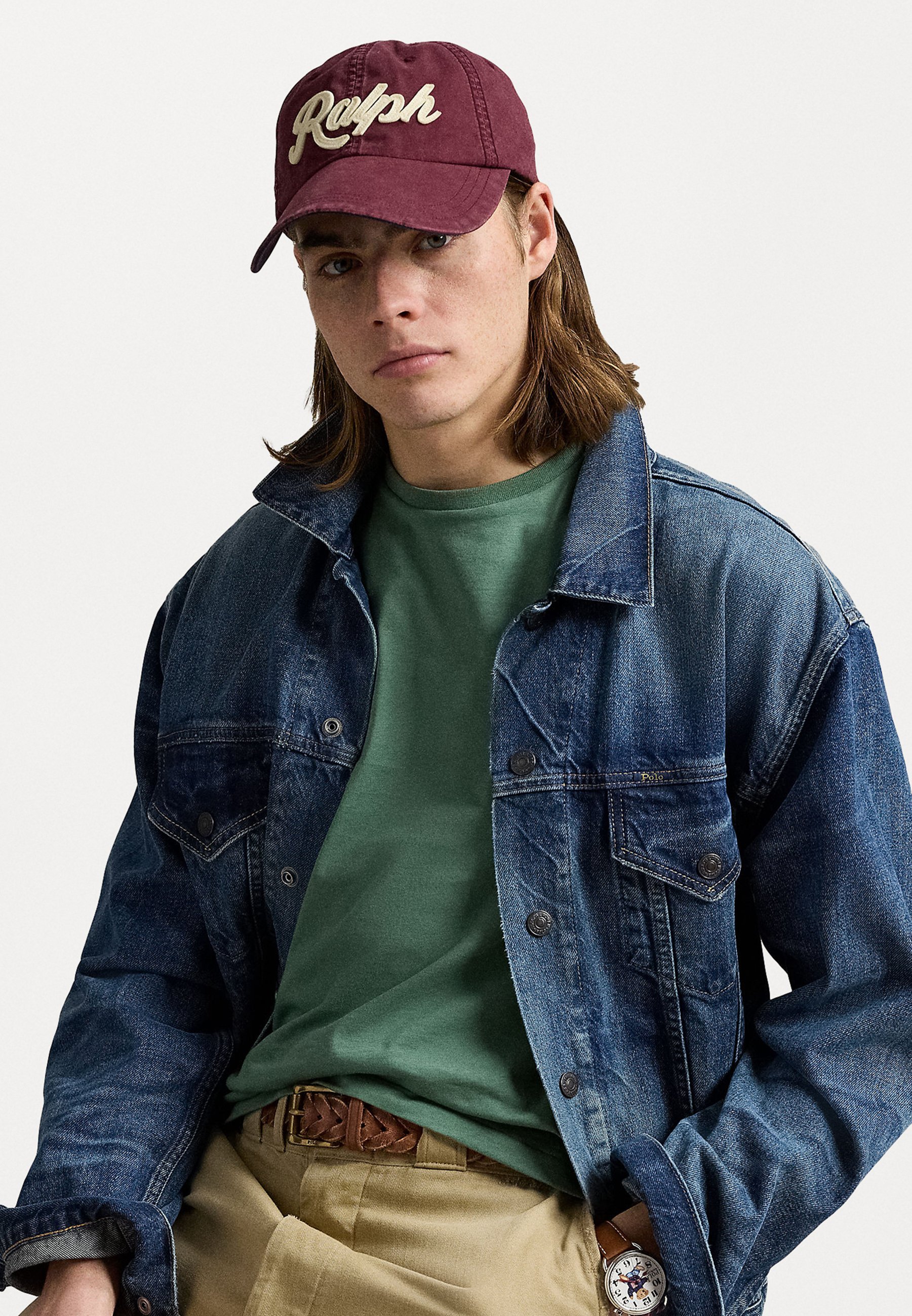 Polo Ralph Lauren T-shirt col rond en jersey coupe slim personnalisé - T-shirt basique - camouflage