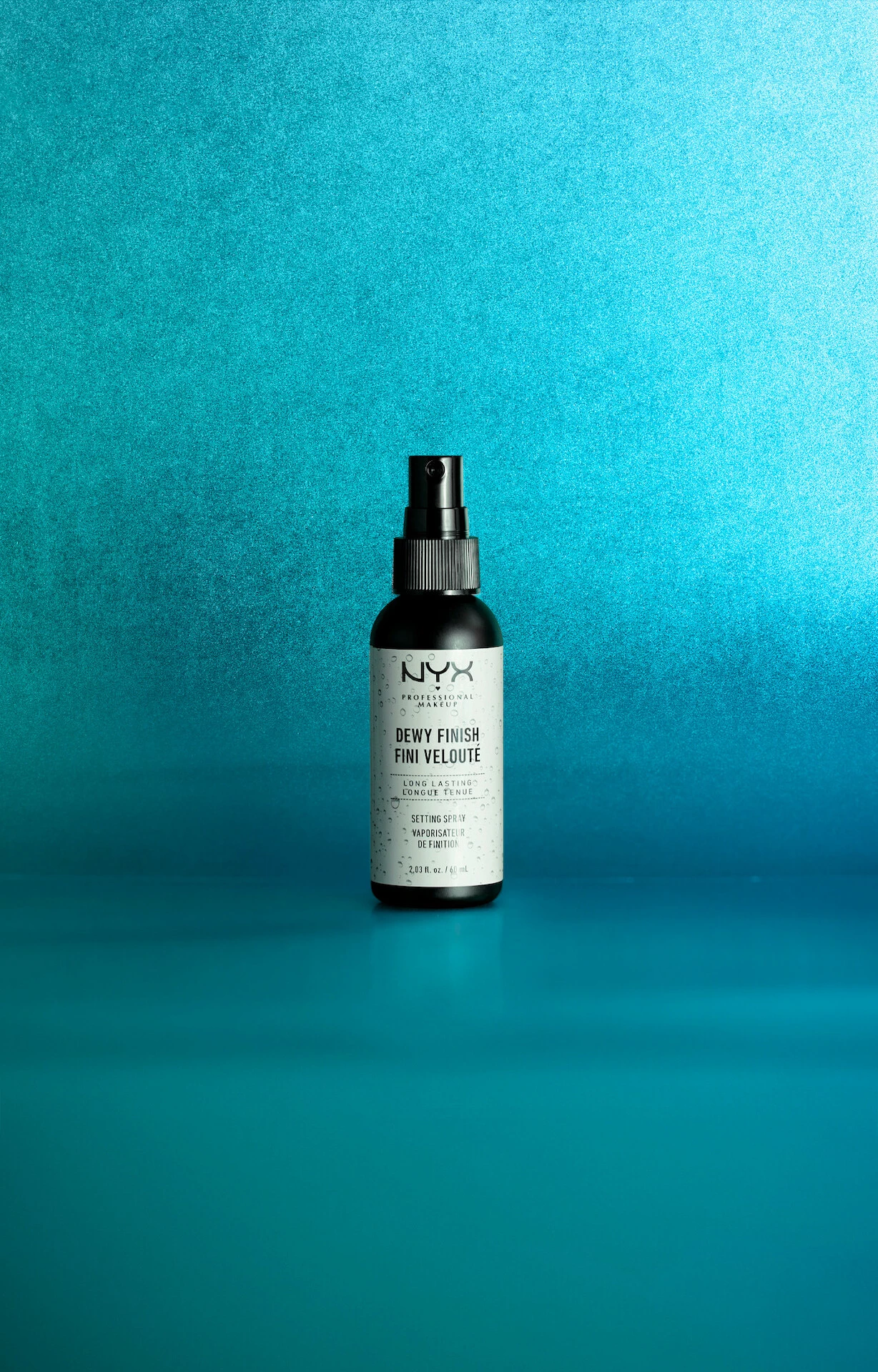 Dewy Finish sprej za fiksiranje šminke poklon 60 ml - NYX Professional Makeup