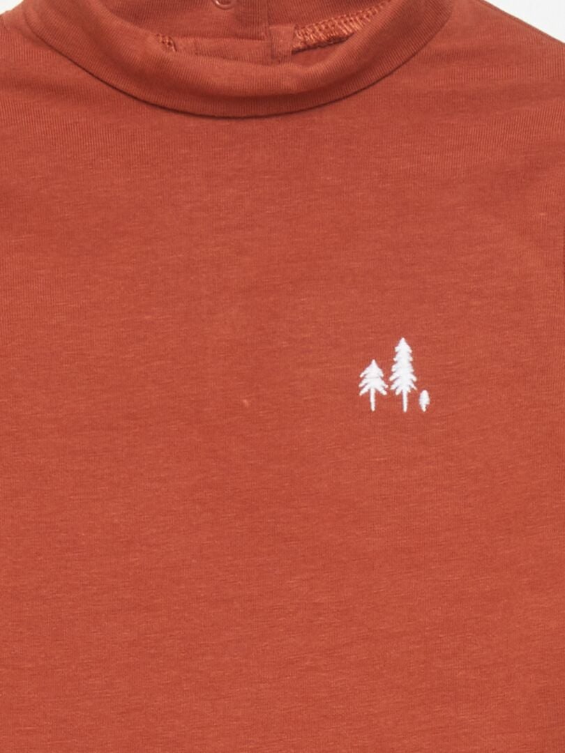 Conjunto de 2 camisetas estampadas - BRANCAS