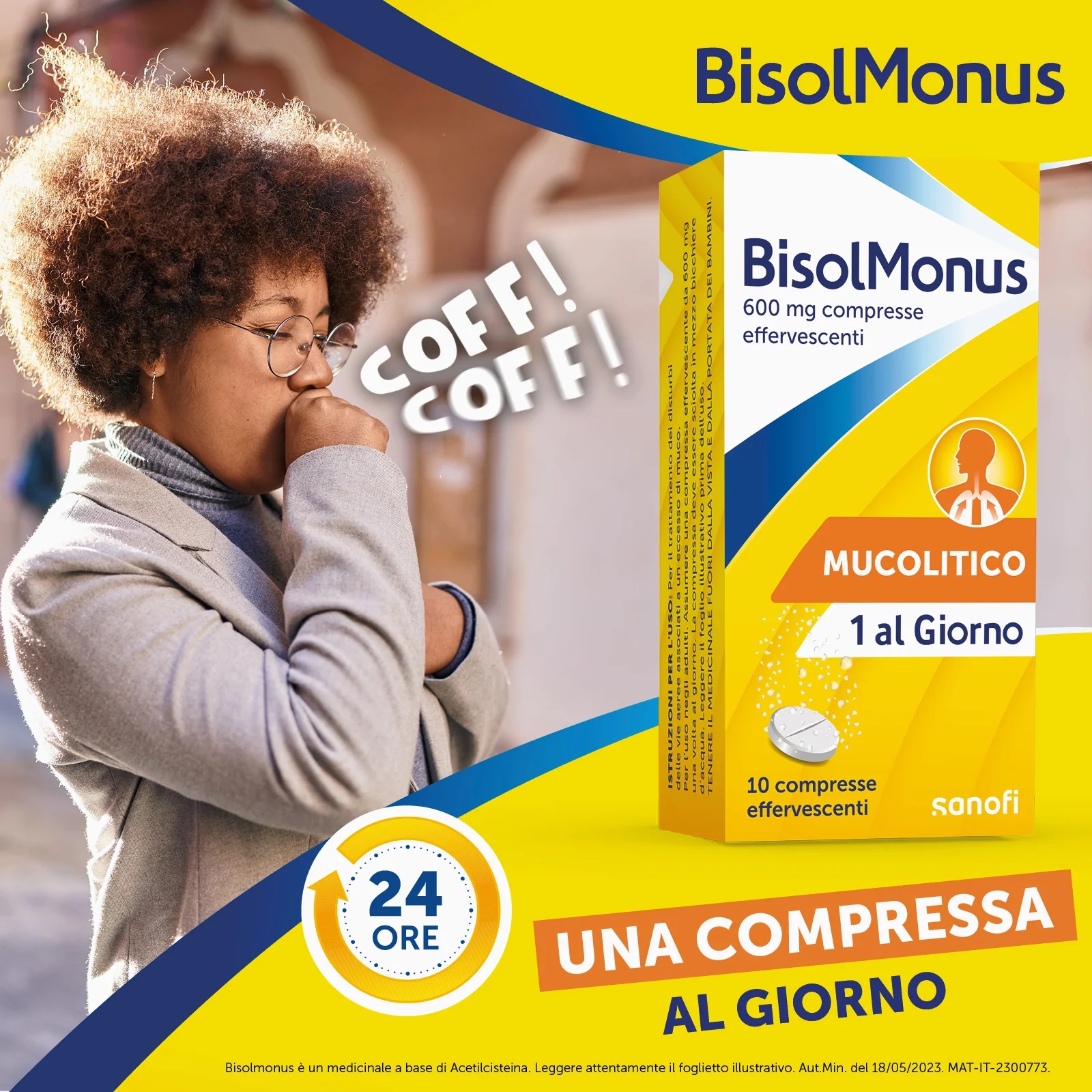 BISOLVON Bisolmonus 10 bruistabletten 600 mg