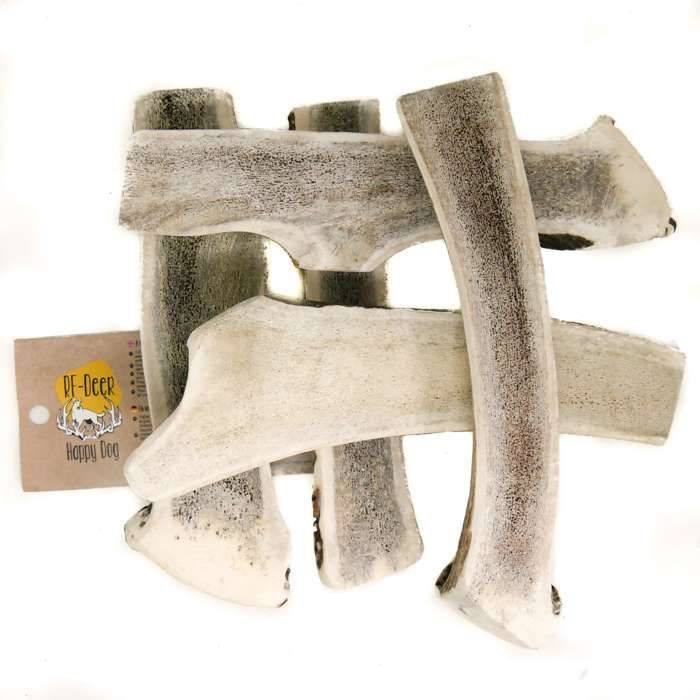 RF-DEER Rothirschgeweih, Premium Soft XL, 19-21 cm (151-190 g), Hirschgeweih für Welpen und Hunde, 100% Naturstöcke