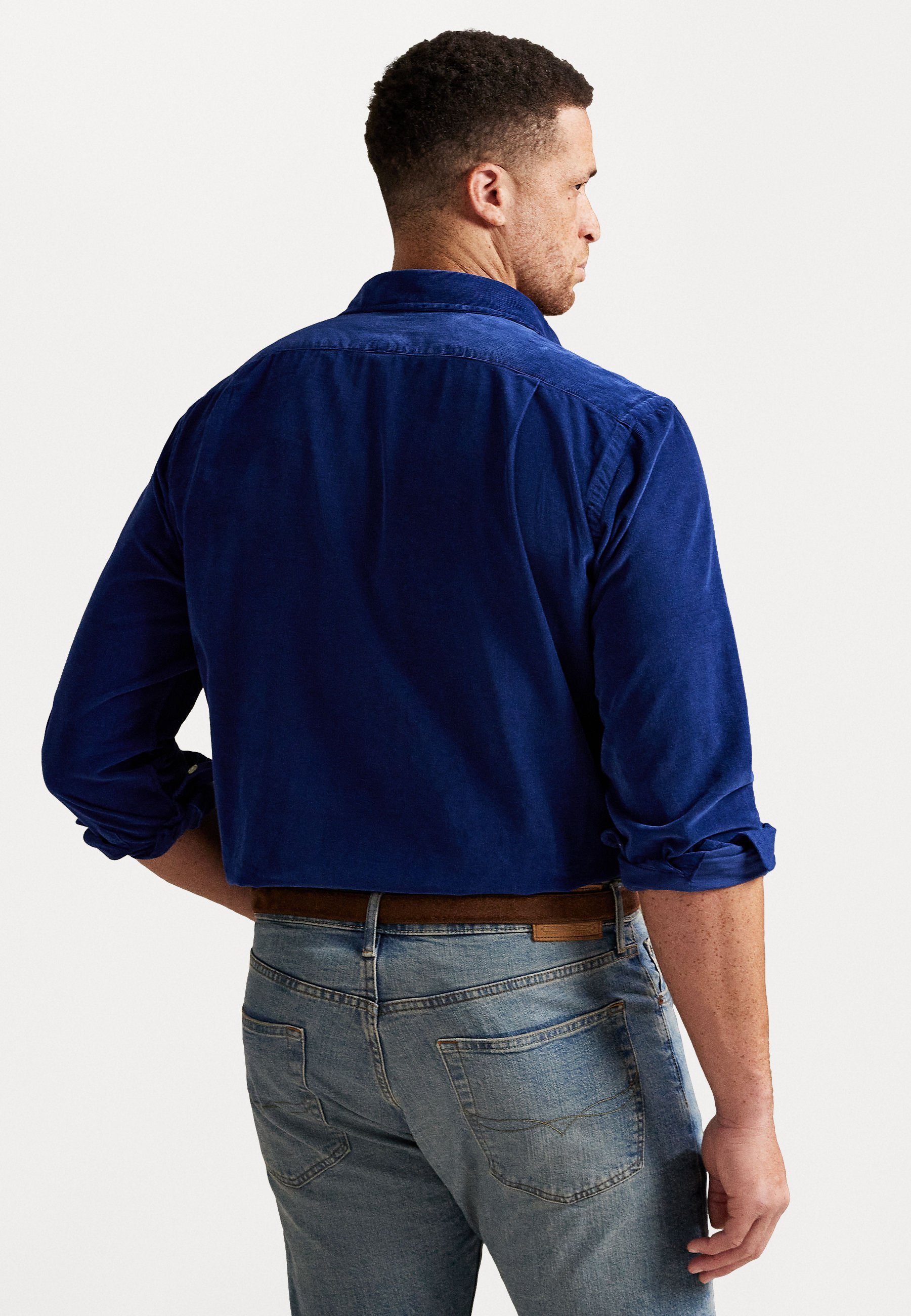 Polo Ralph Lauren Big & Tall FINE-WALE CORDUROY SHIRT - Košile - black