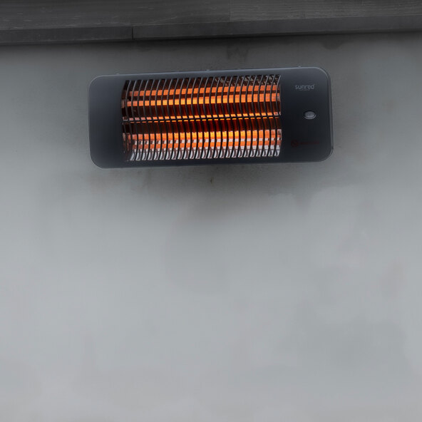 Wandheizstrahler Lugo kvartsvägg, 2000 W