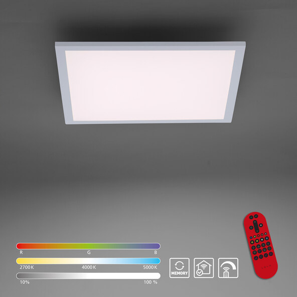Επίπεδο φωτιστικό οροφής LED LOLAsmart, 45 x 45 εκ.