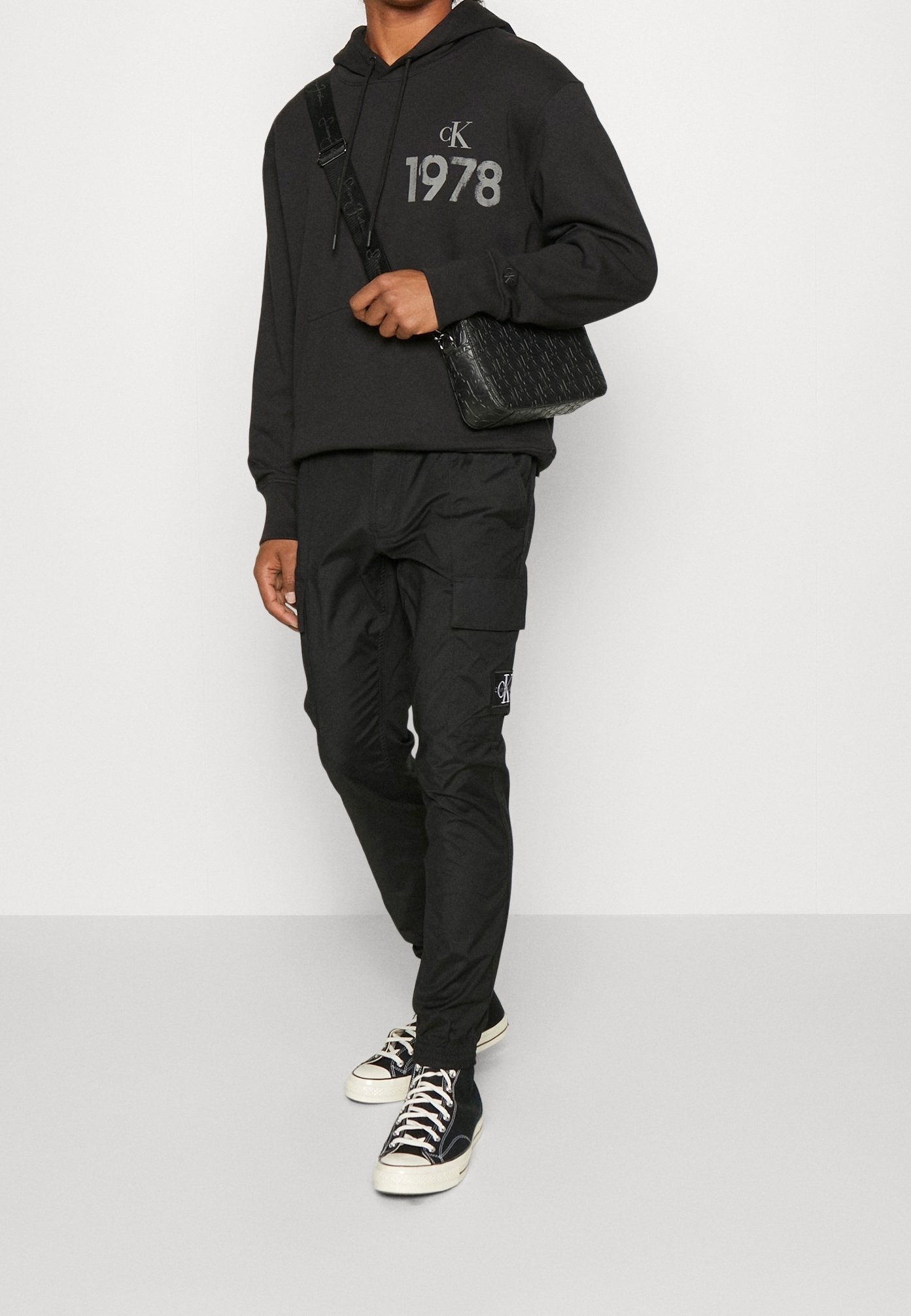 Calvin Klein Jeans Cargobukser - svart