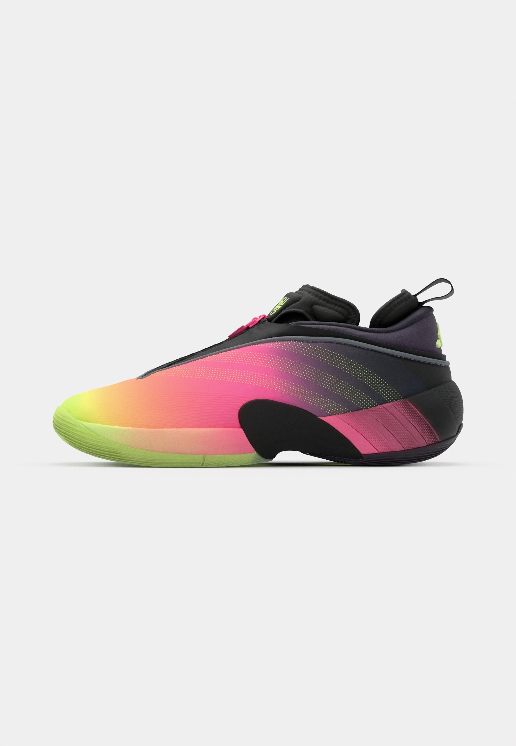 adidas Performance DON ISSUE 7 – Basketballschuhe – Aurora Schwarz/Klares Pink/Hi Res Gelb