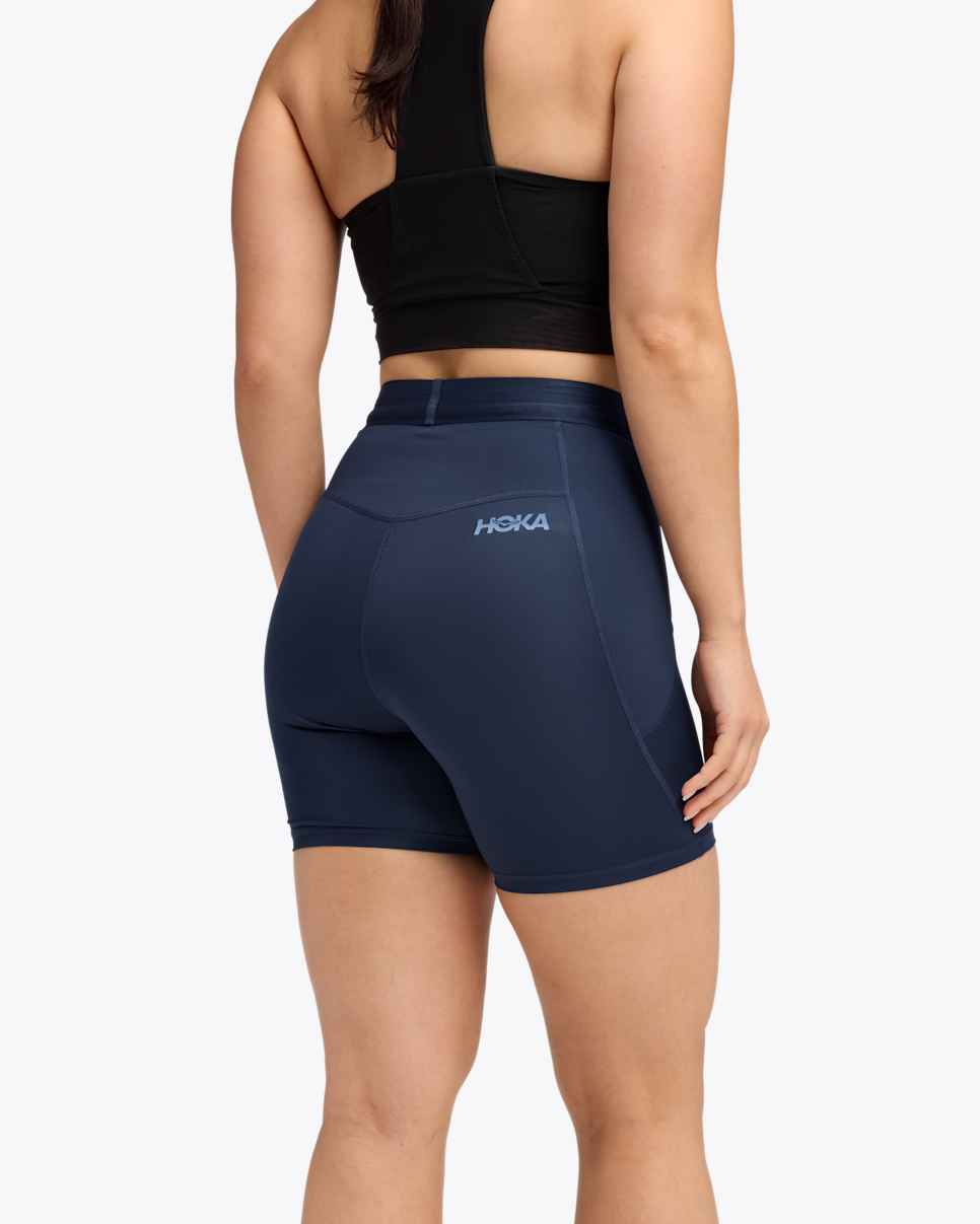 HOKA Pantaloncini in maglia Novafly da 6 pollici, blu notte