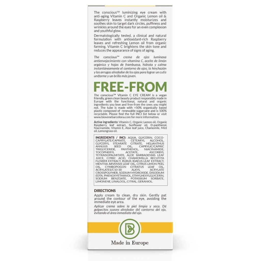 Theconscious™ krema za oči s vitaminom C i blistavom kremom za oči - 30 ml