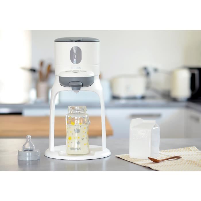 BÉABA - Bib'Expresso - Sutteflaske-/tøjvarmer - Præcis temperaturkontrol - Instant - Bain-Marie - Hvid