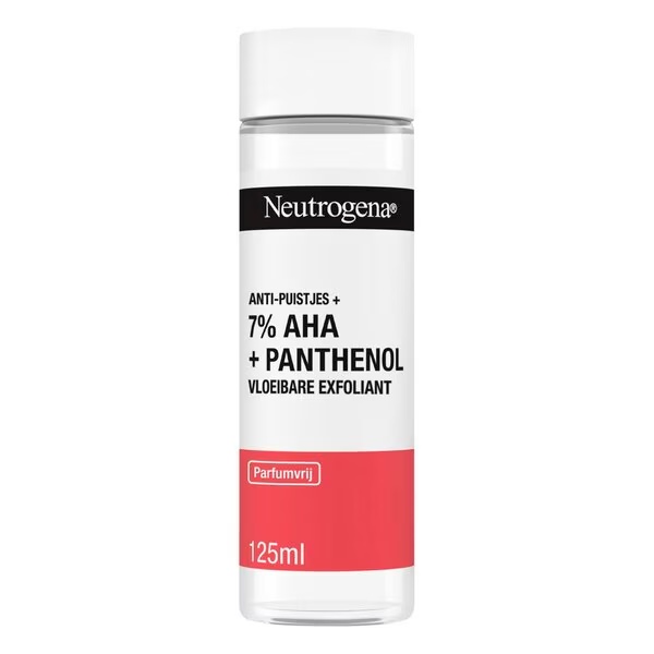 Neutrogena Anti-Blemish+ 7% AHA + Panthenol tekoči piling<br>125 ml - za vse tipe kože in nečisto kožo