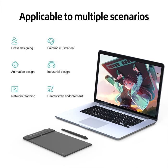 Drawing tablet - YYV - XENX X1-640 - 6x4 inches - Battery-free stylus - 8192 pressure levels
