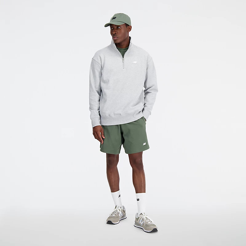 Homme Athletics Remastered French Terry 1/4 Zip - ATHLETIC GRAY