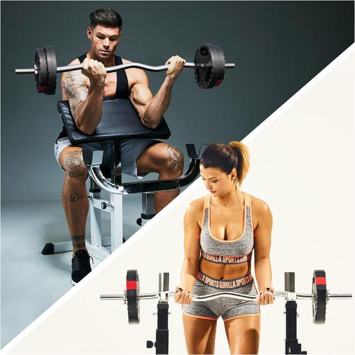Gorilla Sports 25 kg plastikinis garbanojimo kamuoliukas „Ez Game“