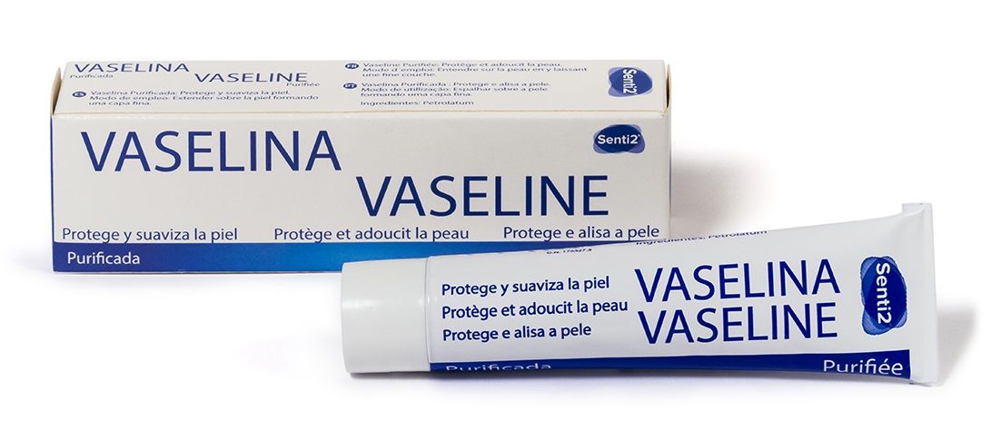 Išvalytas vazelinas Produktai žaizdoms ir mėlynėms gydyti