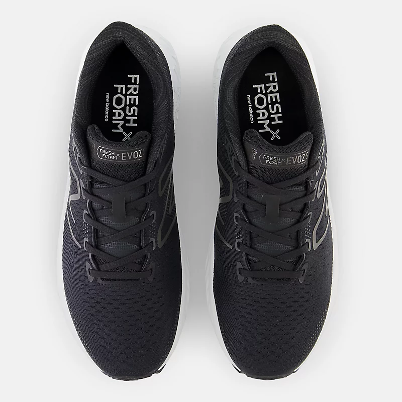 Fresh Foam X Evoz ST dla mężczyzn – czarne z czarnym metalicznym wykończeniem