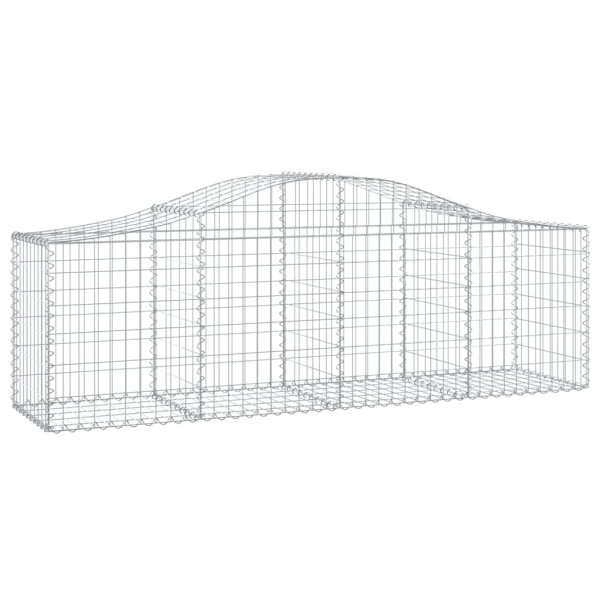 5x Kosz Gabionowy Siatka Ogrodzenie Ścianka Stal 200x50x60/80 cm