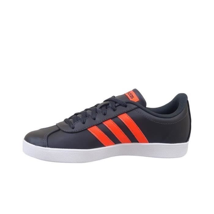 Baskets Adidas VL Court 20 K - Mixte - Noir - Adulte
