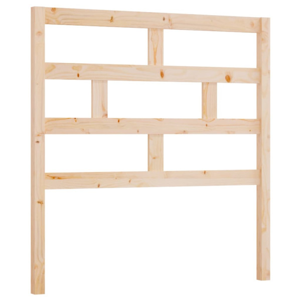 Wezgłowie łóżka Brąz 81 x 100 cm Drewno sosnowe vidaXL