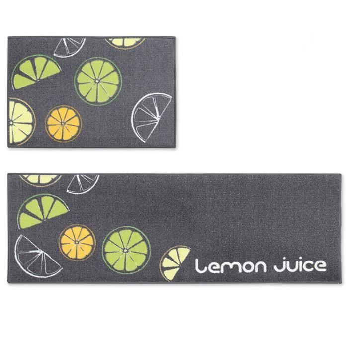 Tapis de Cuisine - Levoberg - Antidérapant - Absorbant - Lavable en Machine - 40x60 + 40x120cm