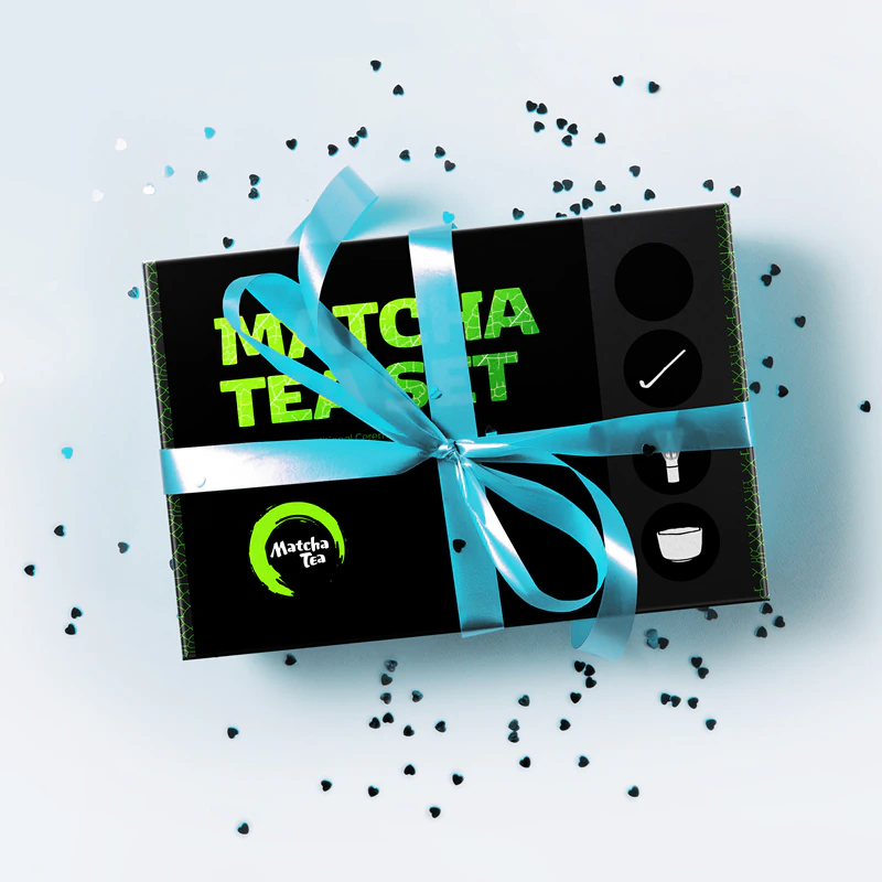 Conjunto de chá Matcha Jiro, kit de presente para preparar uma bebida.