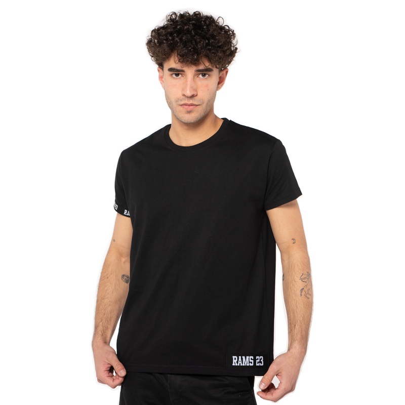  Camiseta Manga Corta Detalle Cinta Rams 23