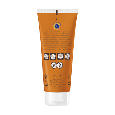 Avène Soin Solaire Enfant SPF50, Lait Solaire Visage et Corps, 100 ml