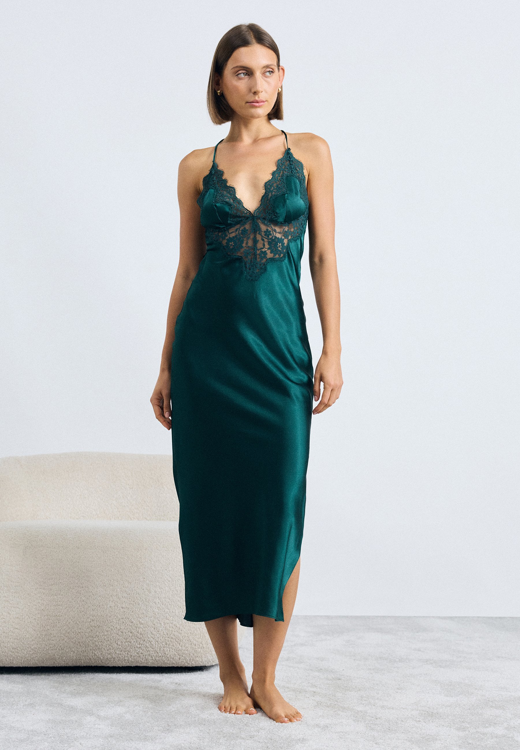 Hunkemöller LONG MYA - Nachthemd - grün