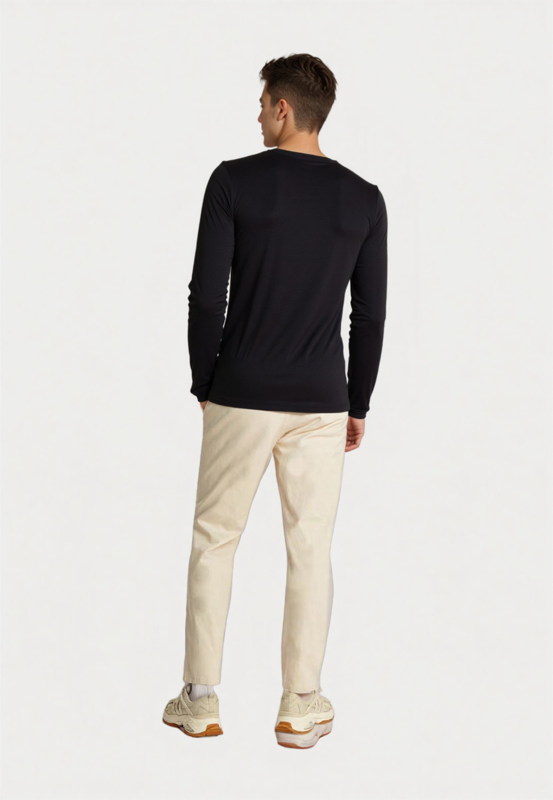 US Polo Assn. Langarmshirt - schwarz