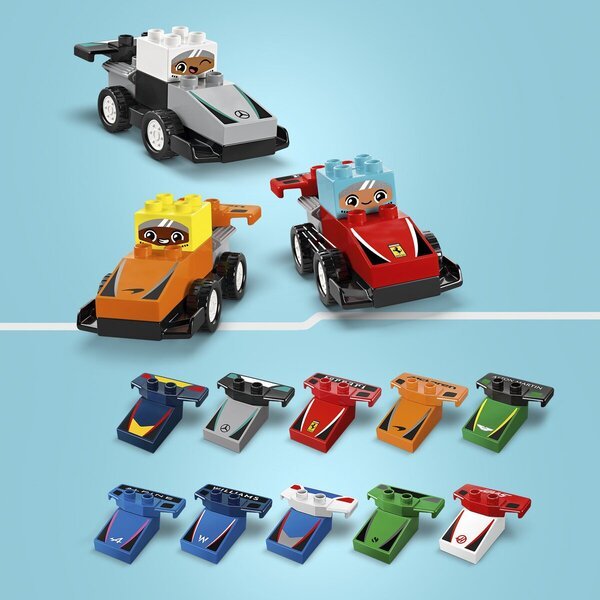 LEGO DUPLO Town 10445 F1 timski trkaći automobili i vozači