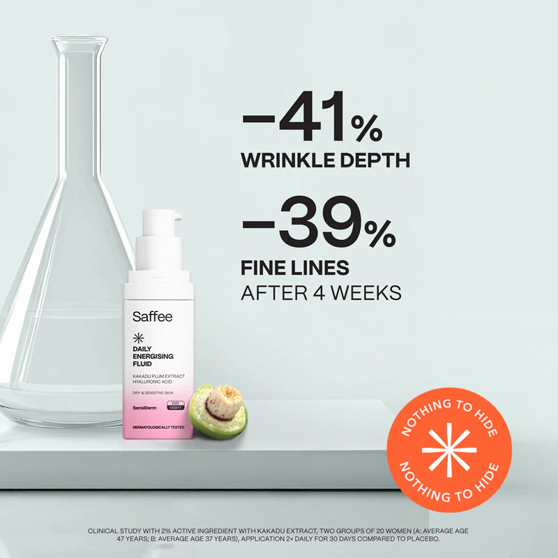Saffee SensiDerm Daily Energizující fluid pro suchou a citlivou pleť