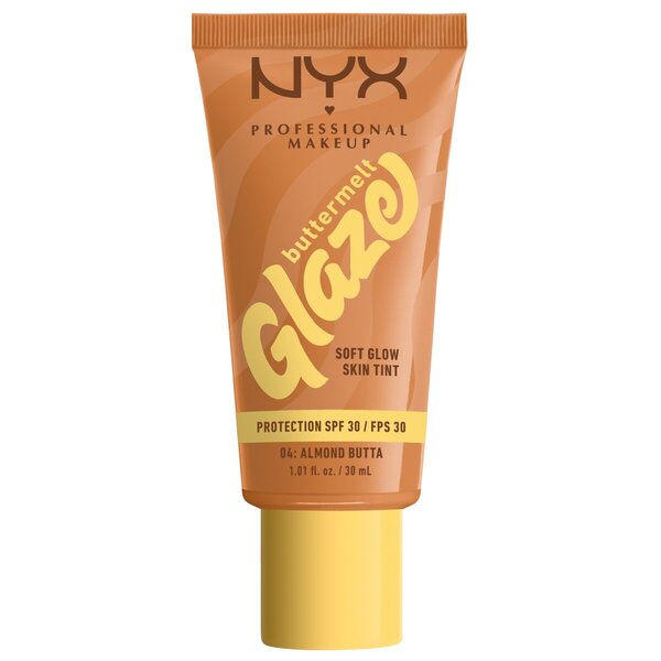 NYX Professional Makeup Buttermelt Glaze 4 Almond Butta Skin Tint<br>30 ml
